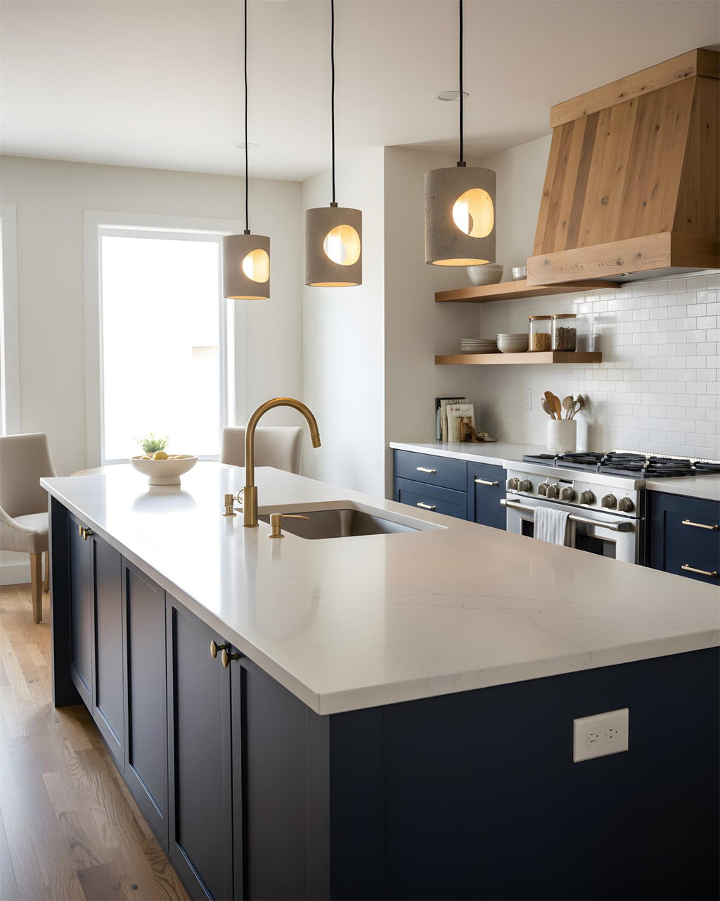 Mintra Travertine Pendant Lamp — product view 4