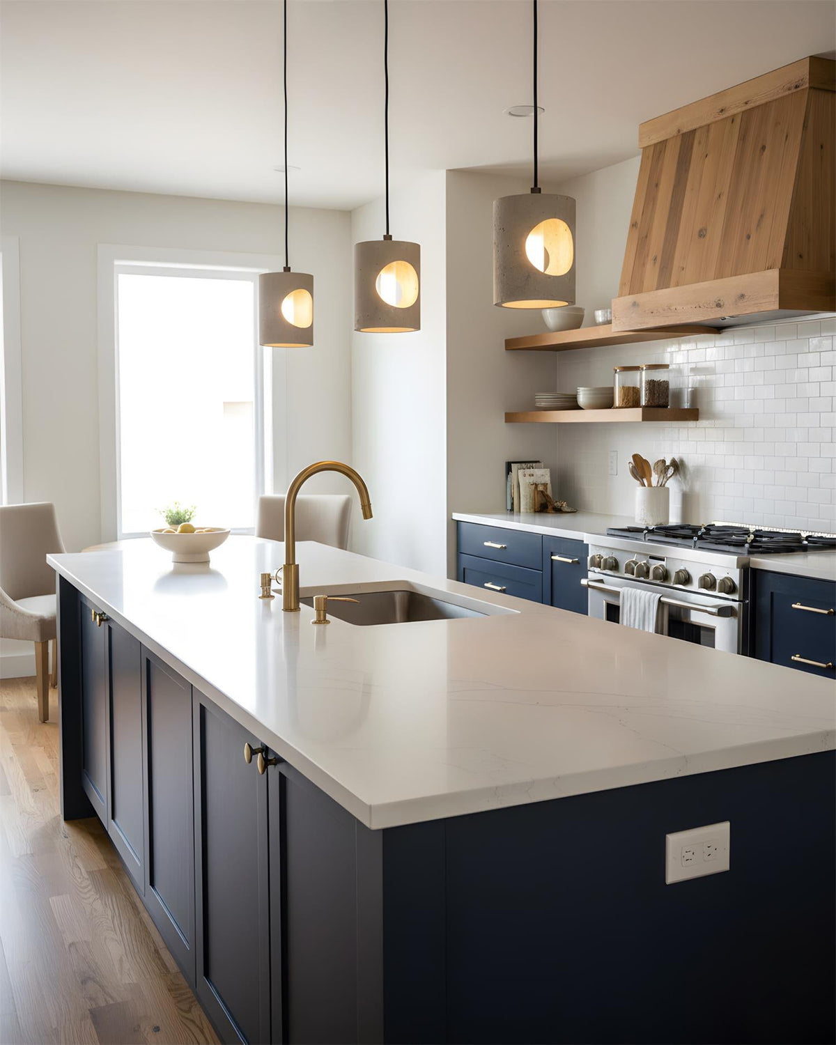 Mintra Travertine Pendant Lamp — product view 4