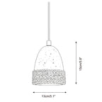 Baskra Travertine Pendant Lamp — product view 5