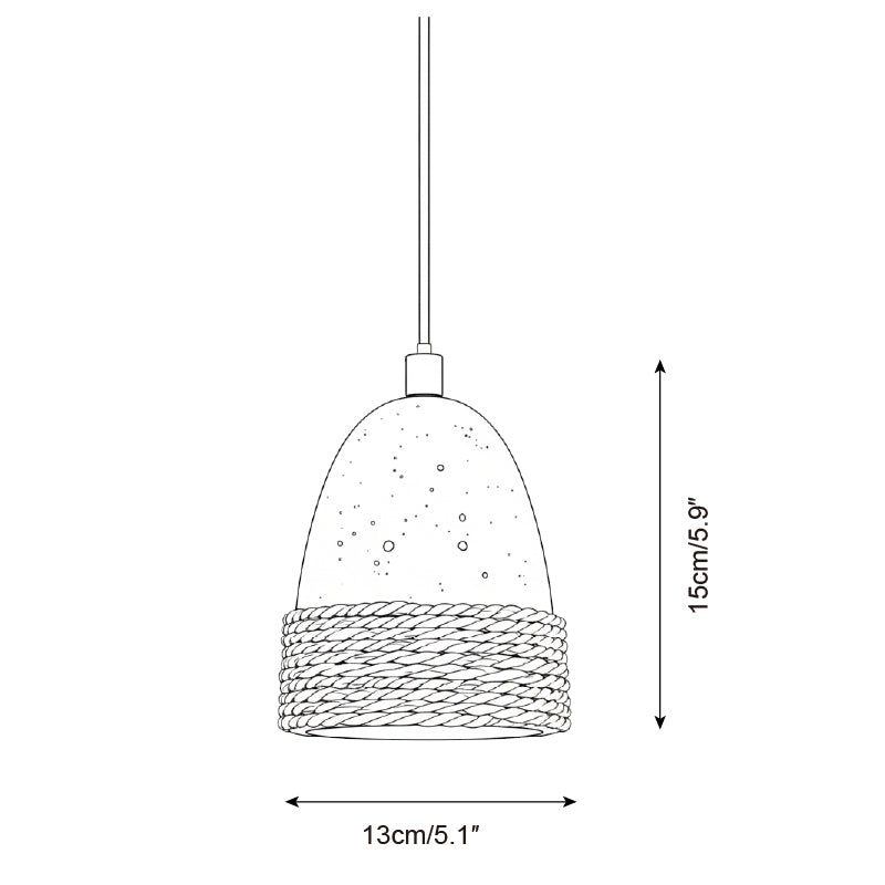 Baskra Travertine Pendant Lamp — product view 5