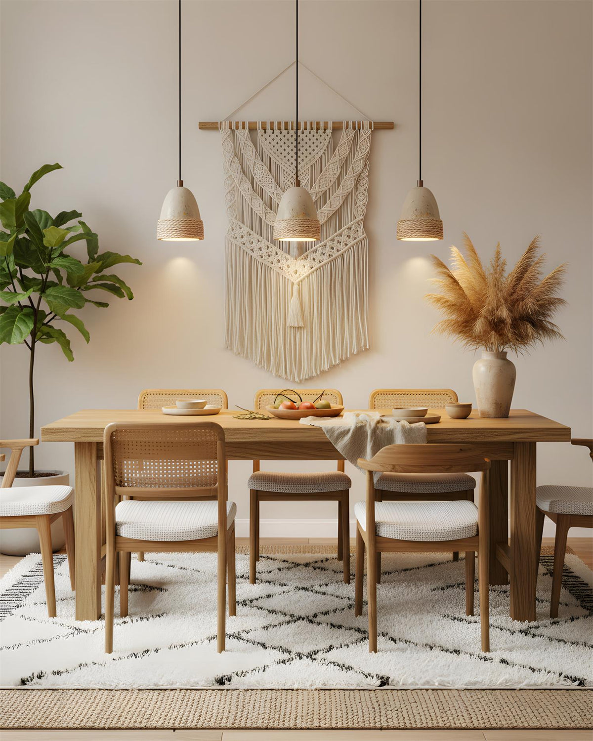 Baskra Travertine Pendant Lamp — product view 7