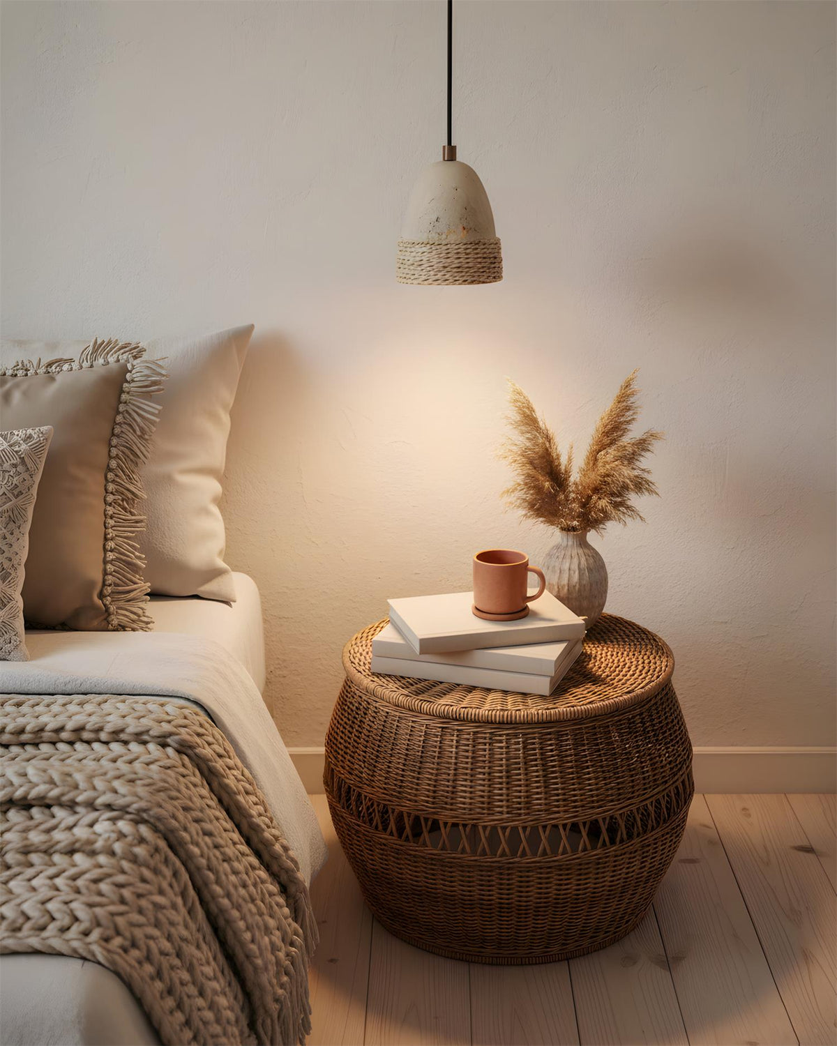 Baskra Travertine Pendant Lamp — product view 8