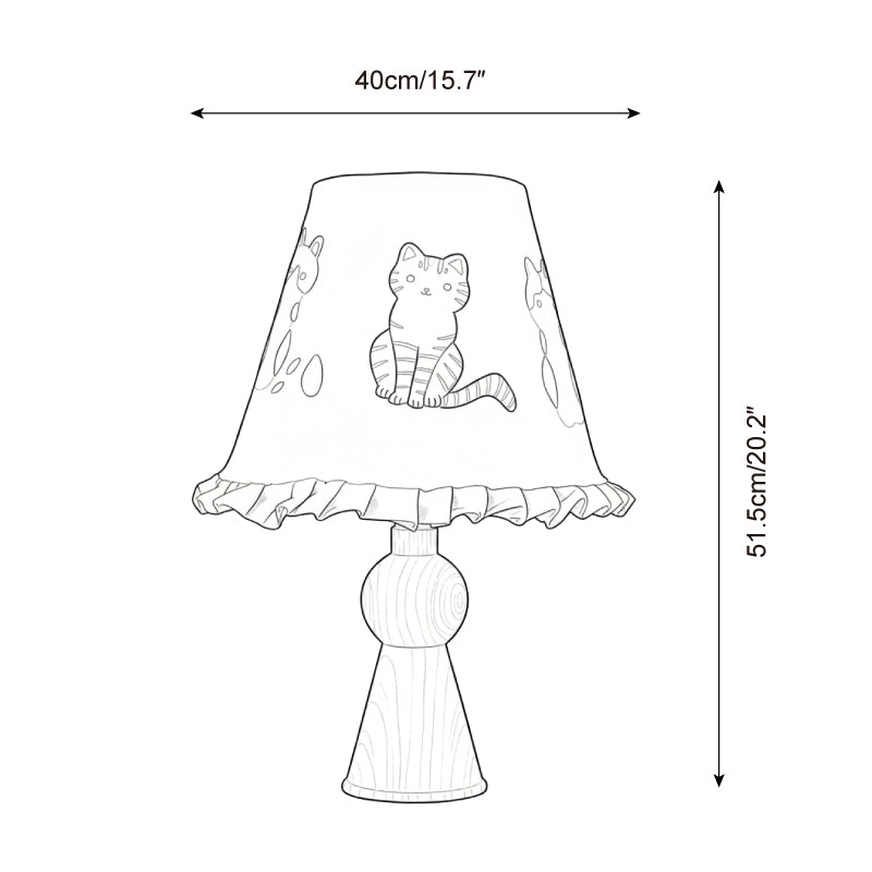 Meowla Wood Table Lamp — product view 5