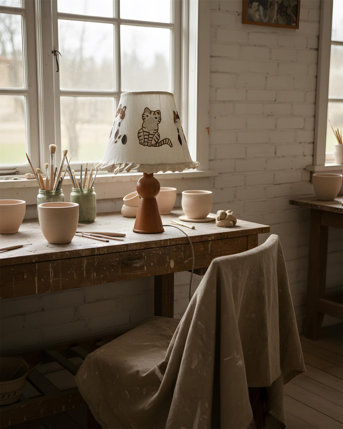 Meowla Wood Table Lamp — product view 10