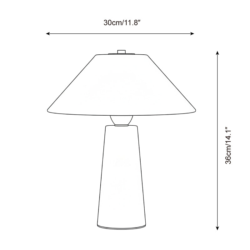 Auralin Travertine Table Lamp — product view 5