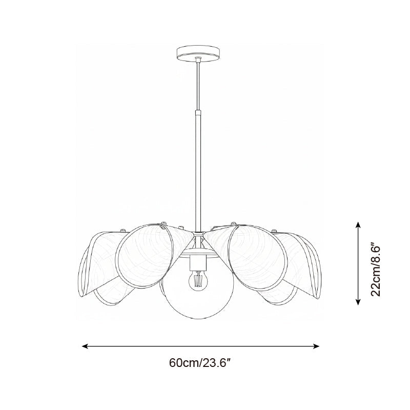 Florello Glass Pendant Lamp — product view 6
