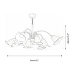 Vellina Petal Metal Chandelier — product view 6