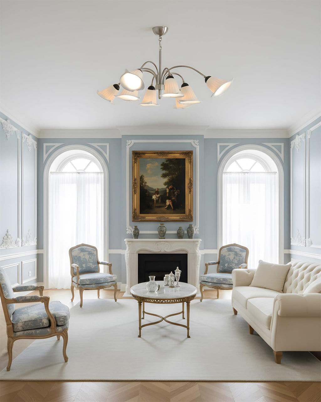 Vellina Petal Metal Chandelier — product view 8