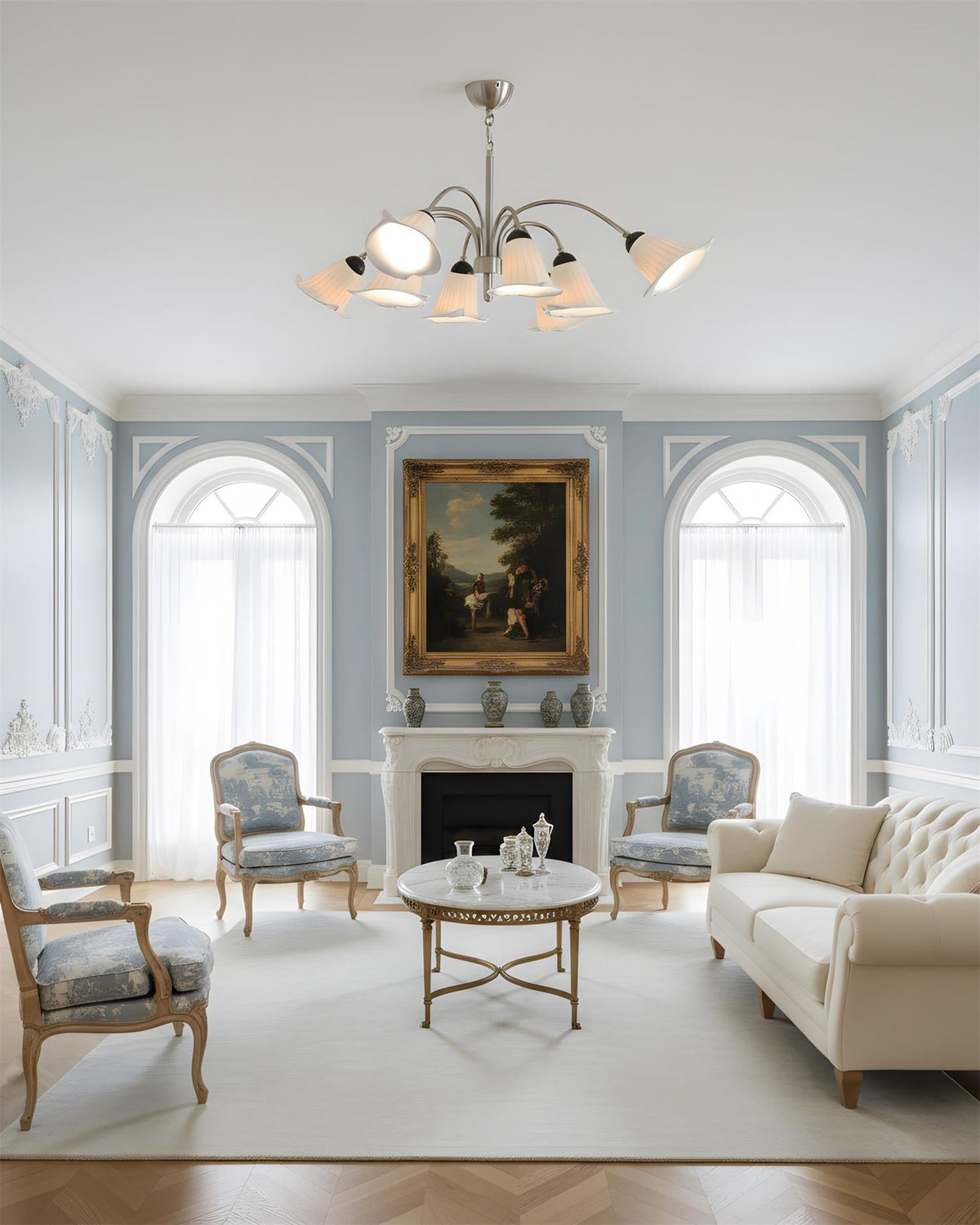 Vellina Petal Metal Chandelier — product view 8