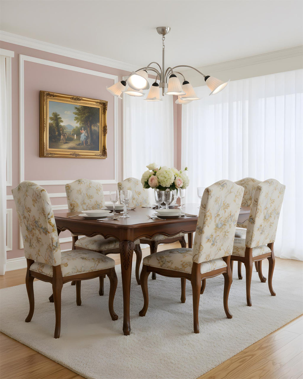 Vellina Petal Metal Chandelier — product view 10