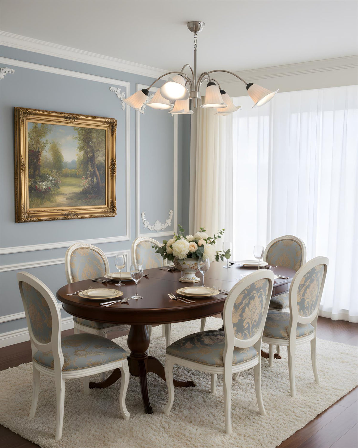 Vellina Petal Metal Chandelier — product view 14