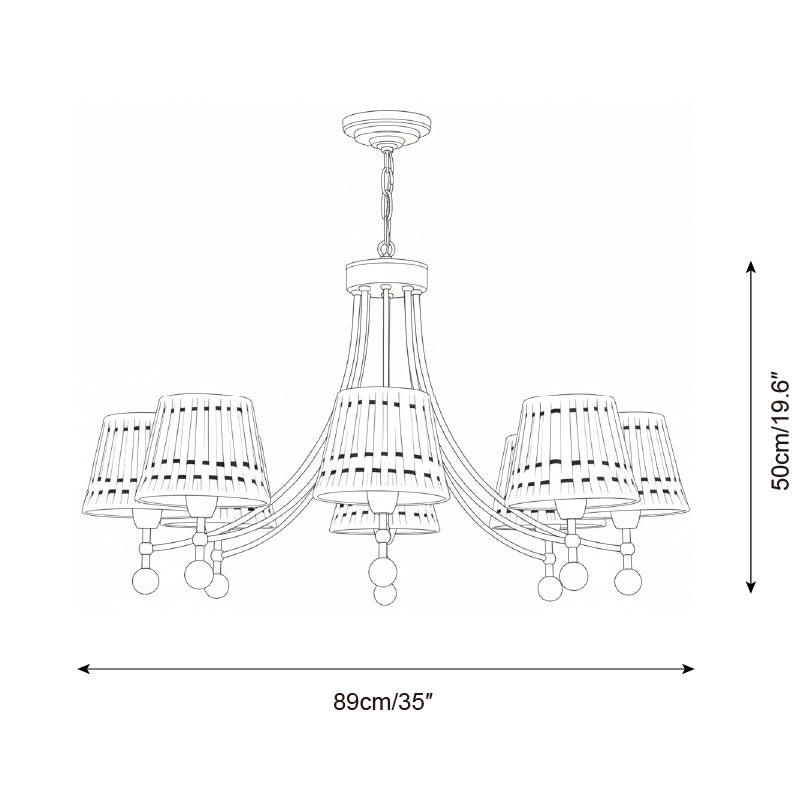 Loomcrest Wood Chandelier — product view 7