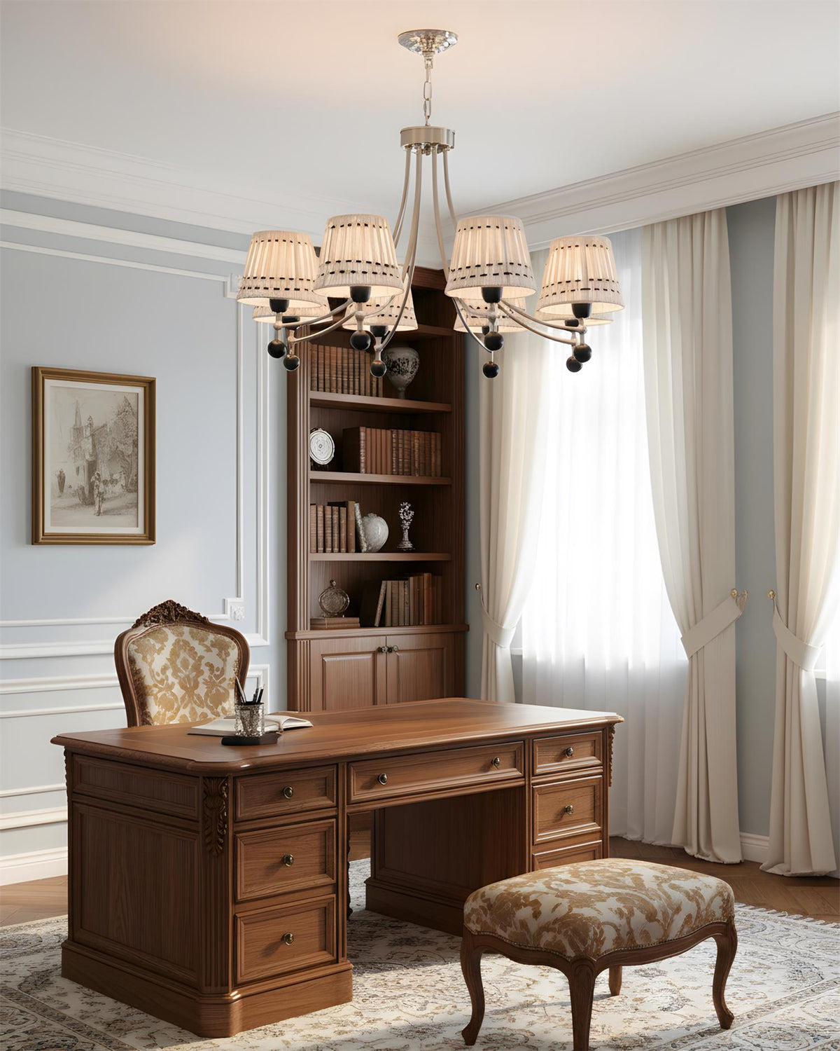 Loomcrest Wood Chandelier — product view 13