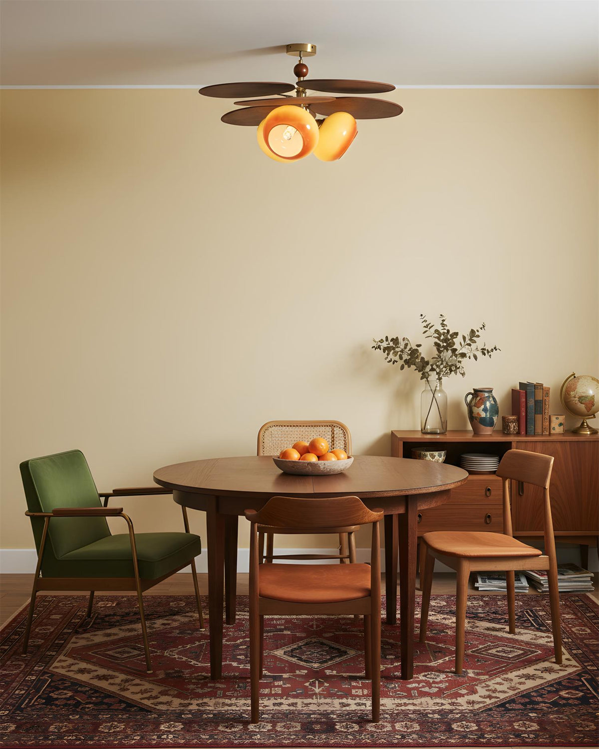 Floravane Glass Ceiling Lamp — product view 4