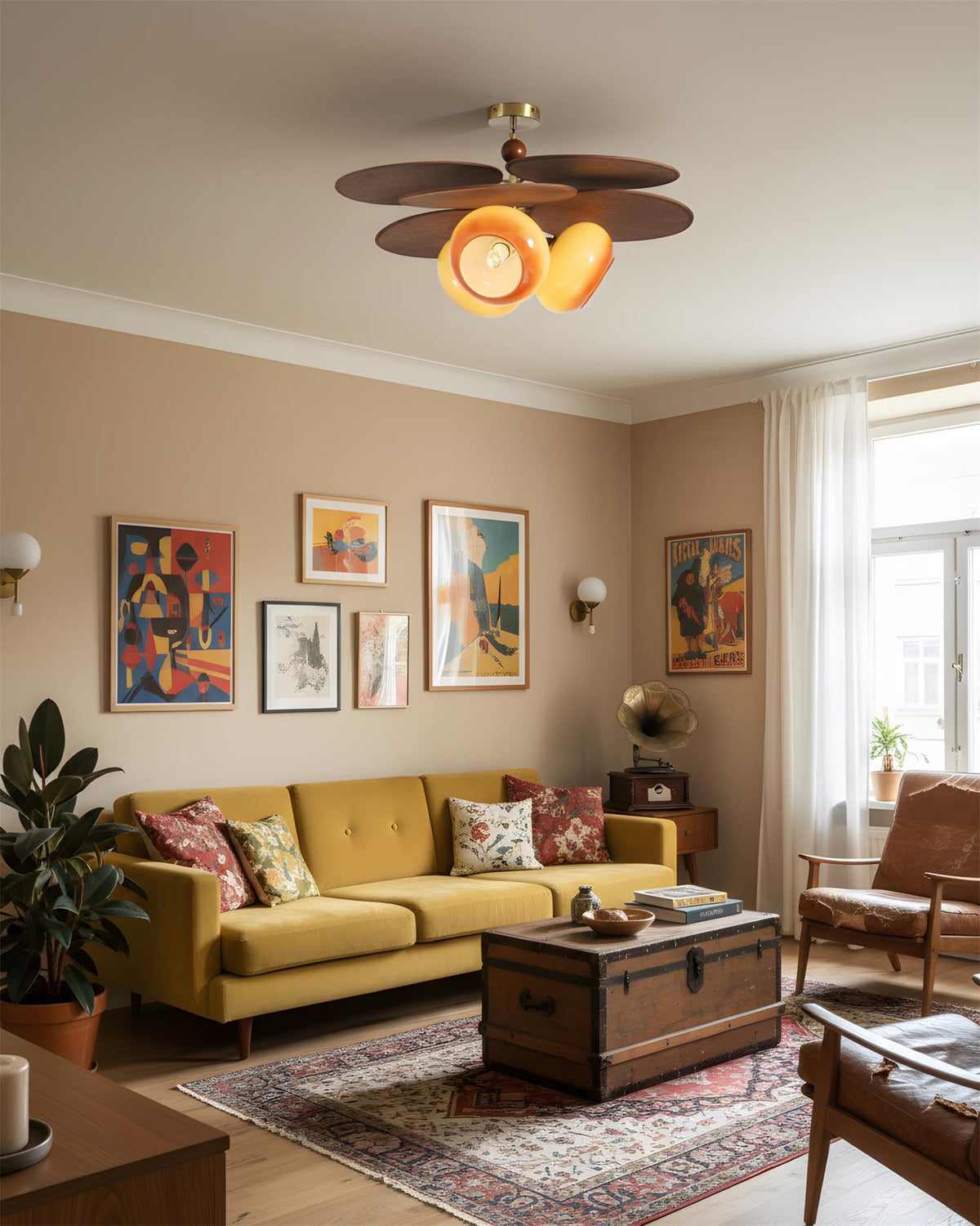Floravane Glass Ceiling Lamp — product view 14