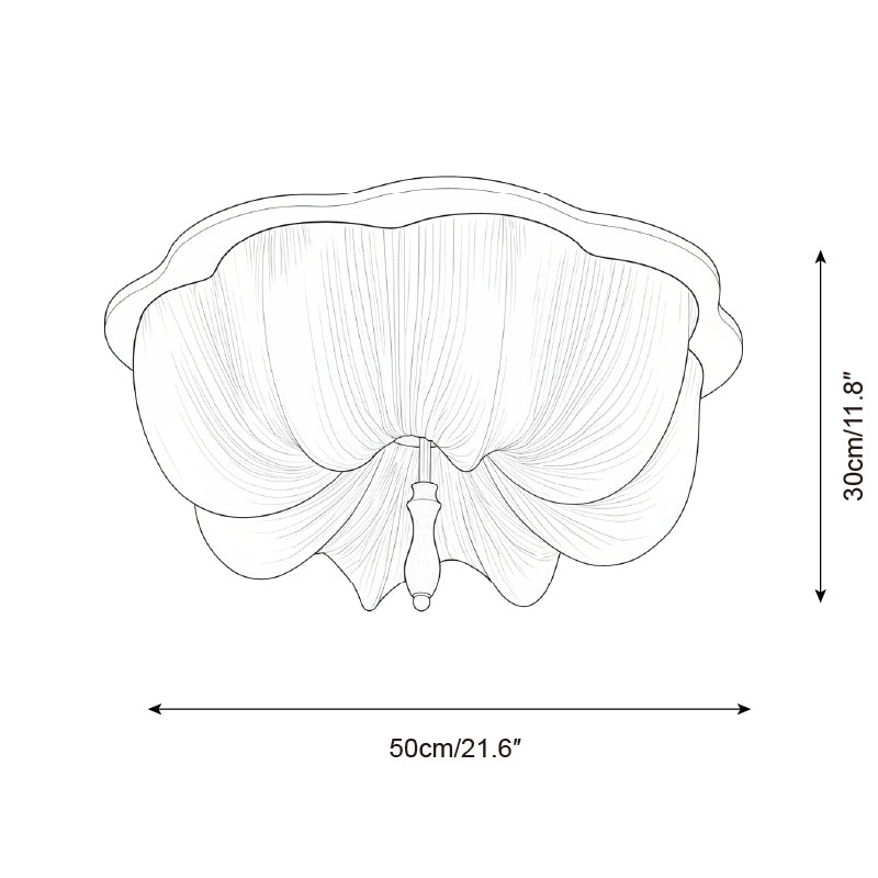 Marivelle Wood Ceiling Lamp — product view 5
