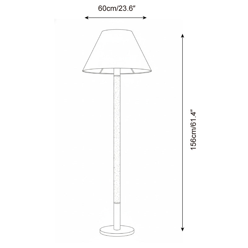 Serivon Travertine Floor Lamp — product view 5