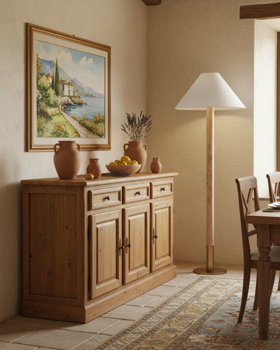 Serivon Travertine Floor Lamp — product view 12