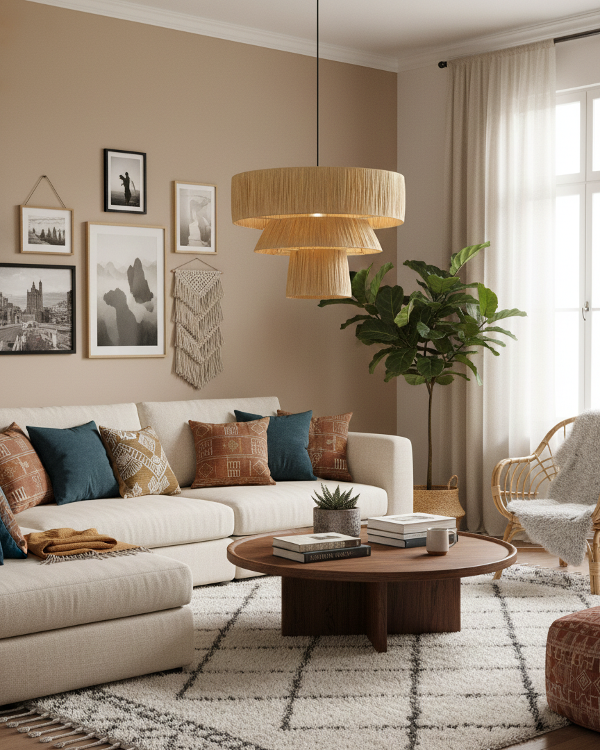 Serapha Tier Metal Pendant Lamp — product view 9