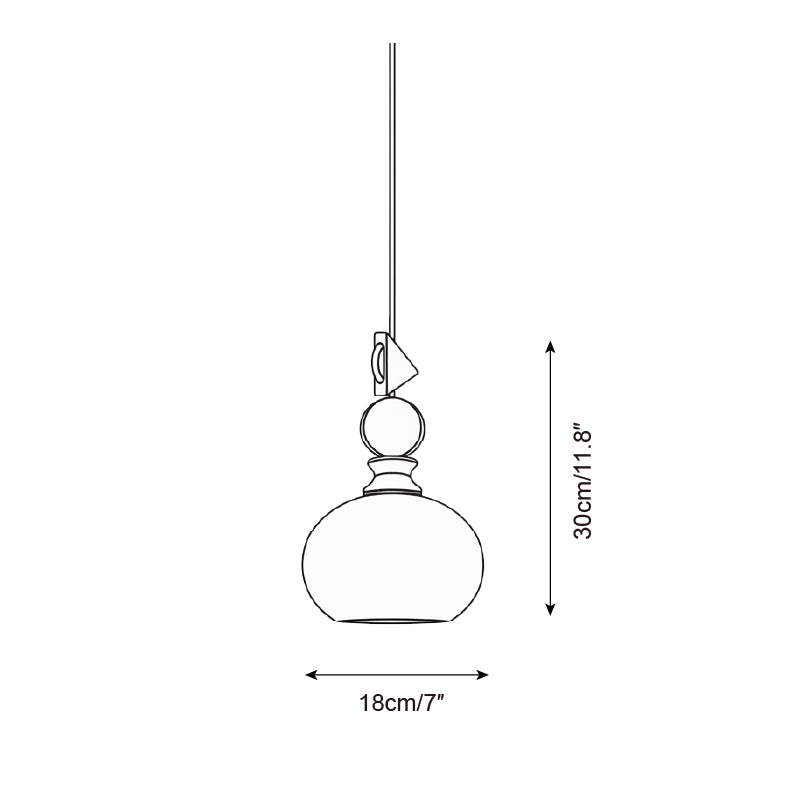 Jellytone Glass Pendant Lamp — product view 5