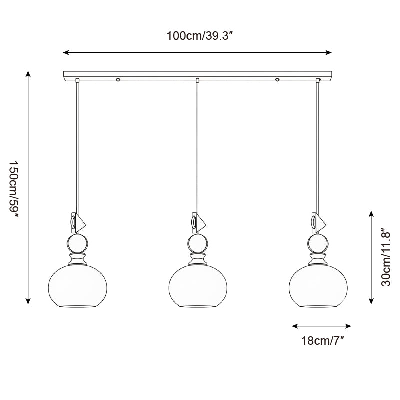 Jellytone Glass Pendant Lamp — product view 6