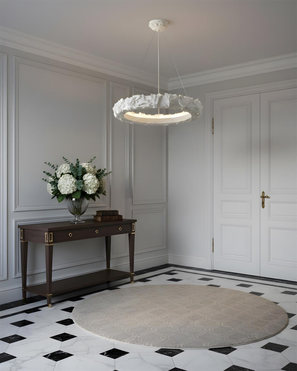 Vellora Ring Metal Chandelier — product view 10