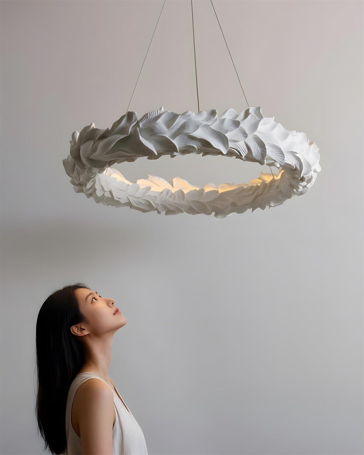 Vellora Ring Metal Chandelier — product view 17