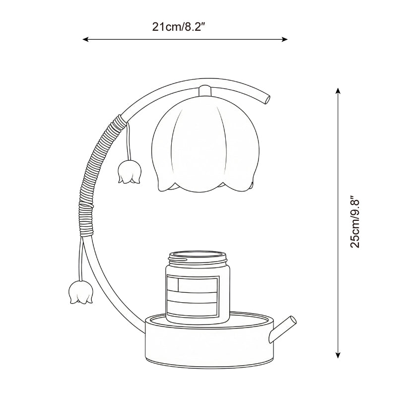 Bellia Candle Warmer Lamp — product view 5