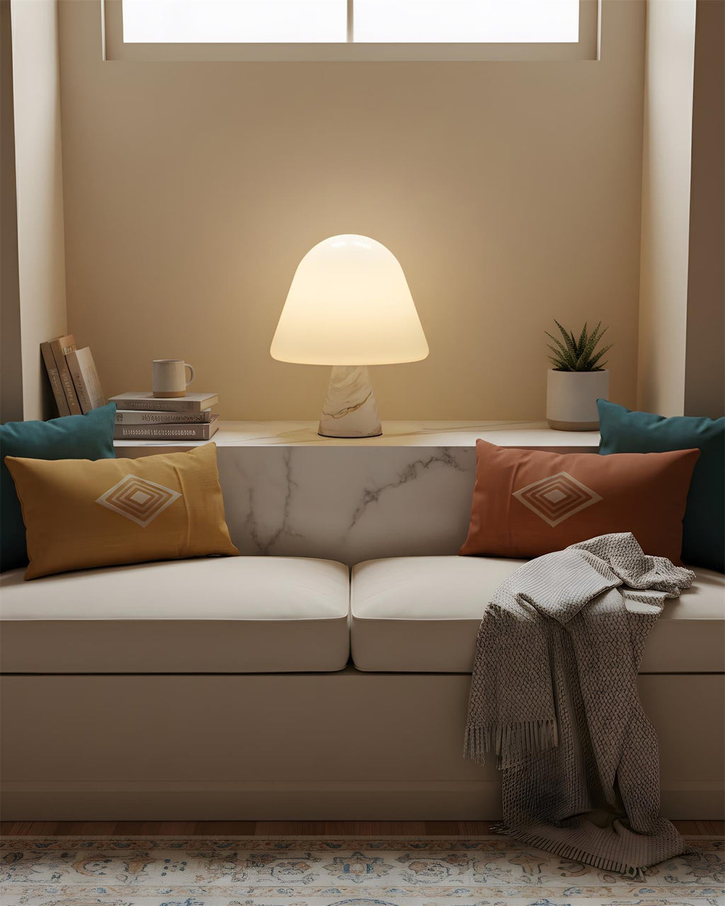 Glowra Marble Table Lamp — product view 3
