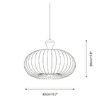 Sorella Wood Pendant Lamp — product view 6