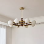 Pink Globe Glass Chandelier — product view 14