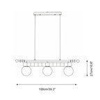Curvira Glass Chandelier — product view 7