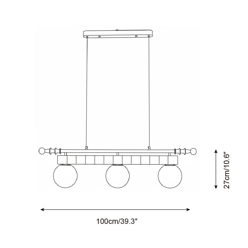 Curvira Glass Chandelier — product view 7