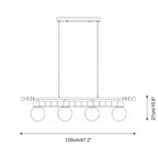 Curvira Glass Chandelier — product view 8