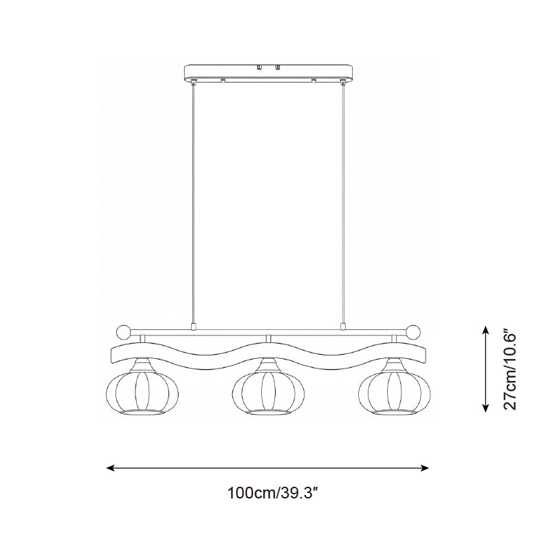 Tideon Glass Chandelier — product view 5