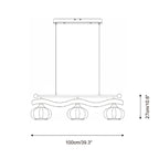 Tideon Glass Chandelier — product view 5
