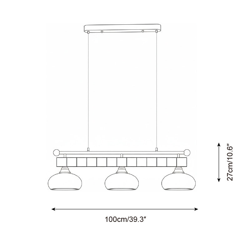 Tideon Glass Chandelier — product view 6