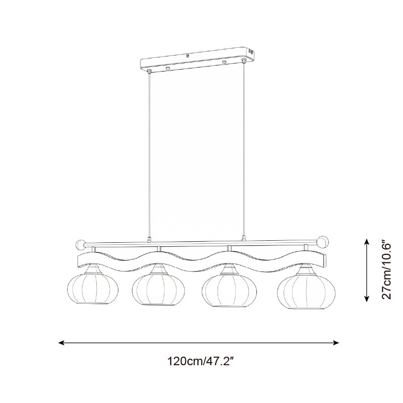 Tideon Glass Chandelier — product view 7