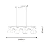 Tideon Glass Chandelier — product view 7