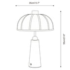 Belane Wood Table Lamp — product view 5
