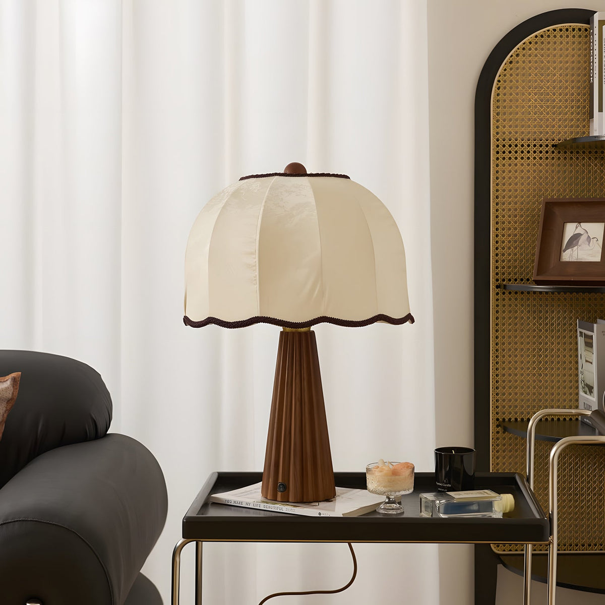 Crellin Wood Table Lamp — product view 2