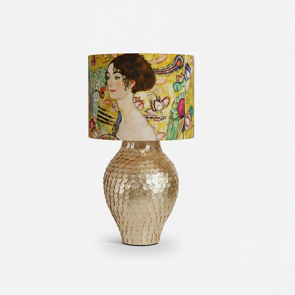 Klimora Resin Table Lamp — product view 1