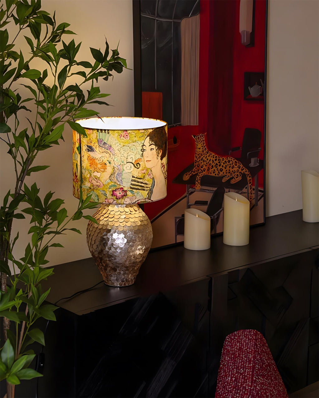 Klimora Resin Table Lamp — product view 10