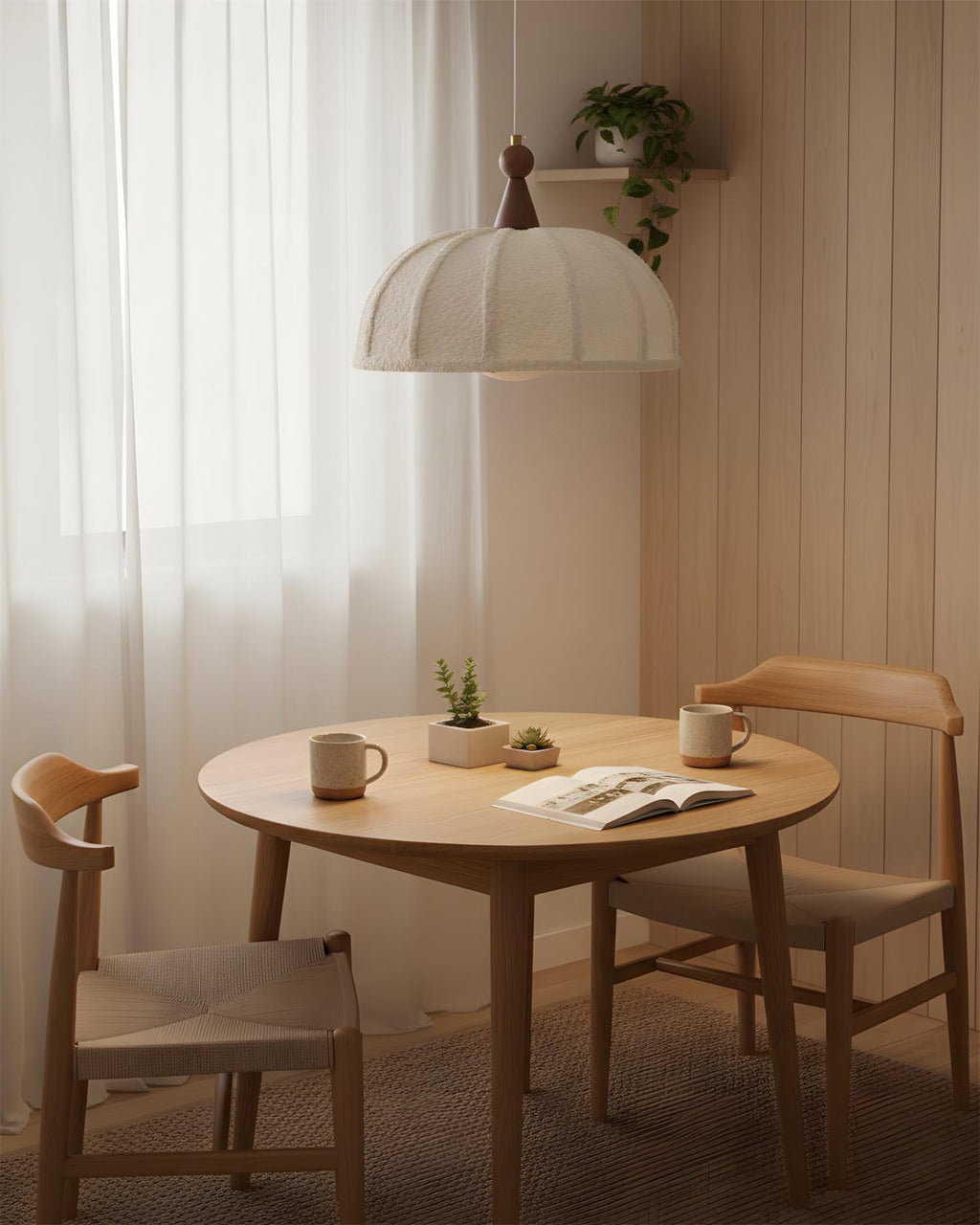 Tenera Wood Pendant Lamp — product view 4