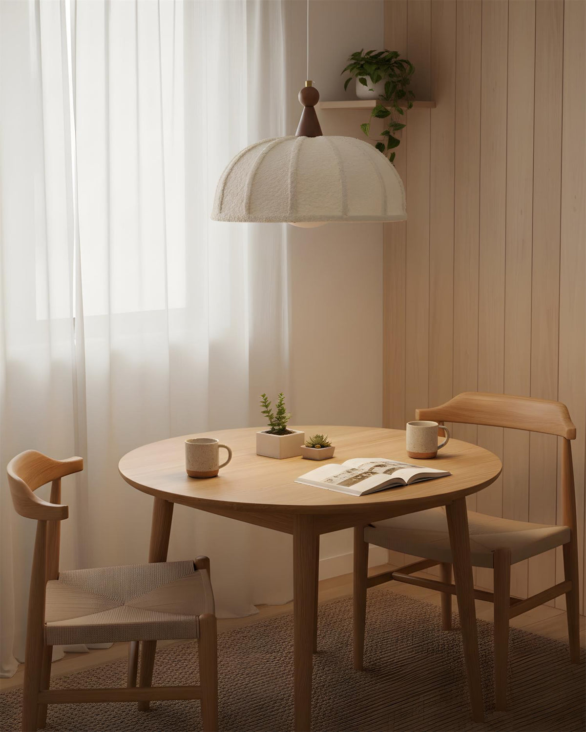 Tenera Wood Pendant Lamp — product view 4