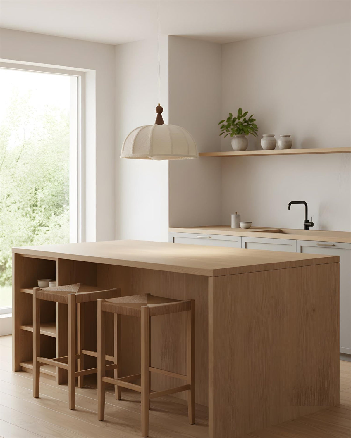 Tenera Wood Pendant Lamp — product view 7