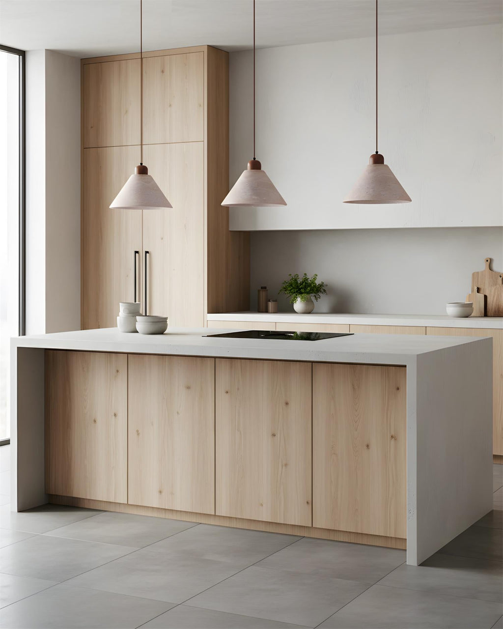 Marvra Travertine Pendant Lamp — product view 3