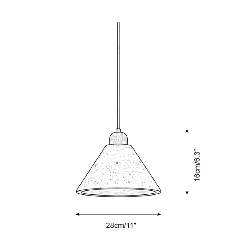 Marvra Travertine Pendant Lamp — product view 5