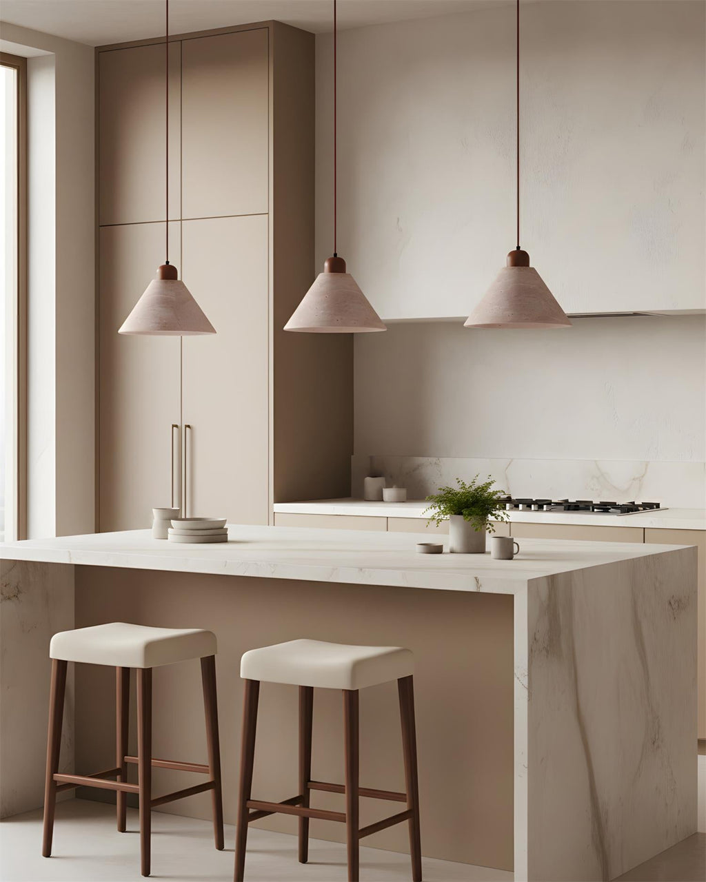 Marvra Travertine Pendant Lamp — product view 8