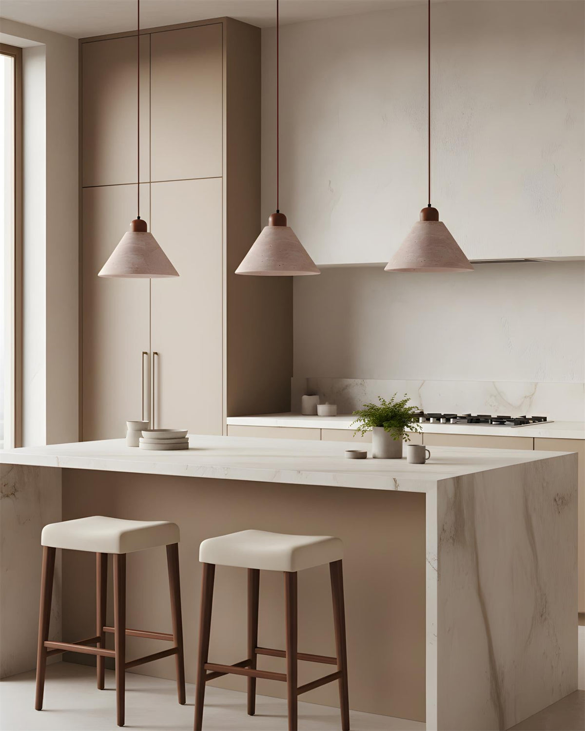Marvra Travertine Pendant Lamp — product view 8